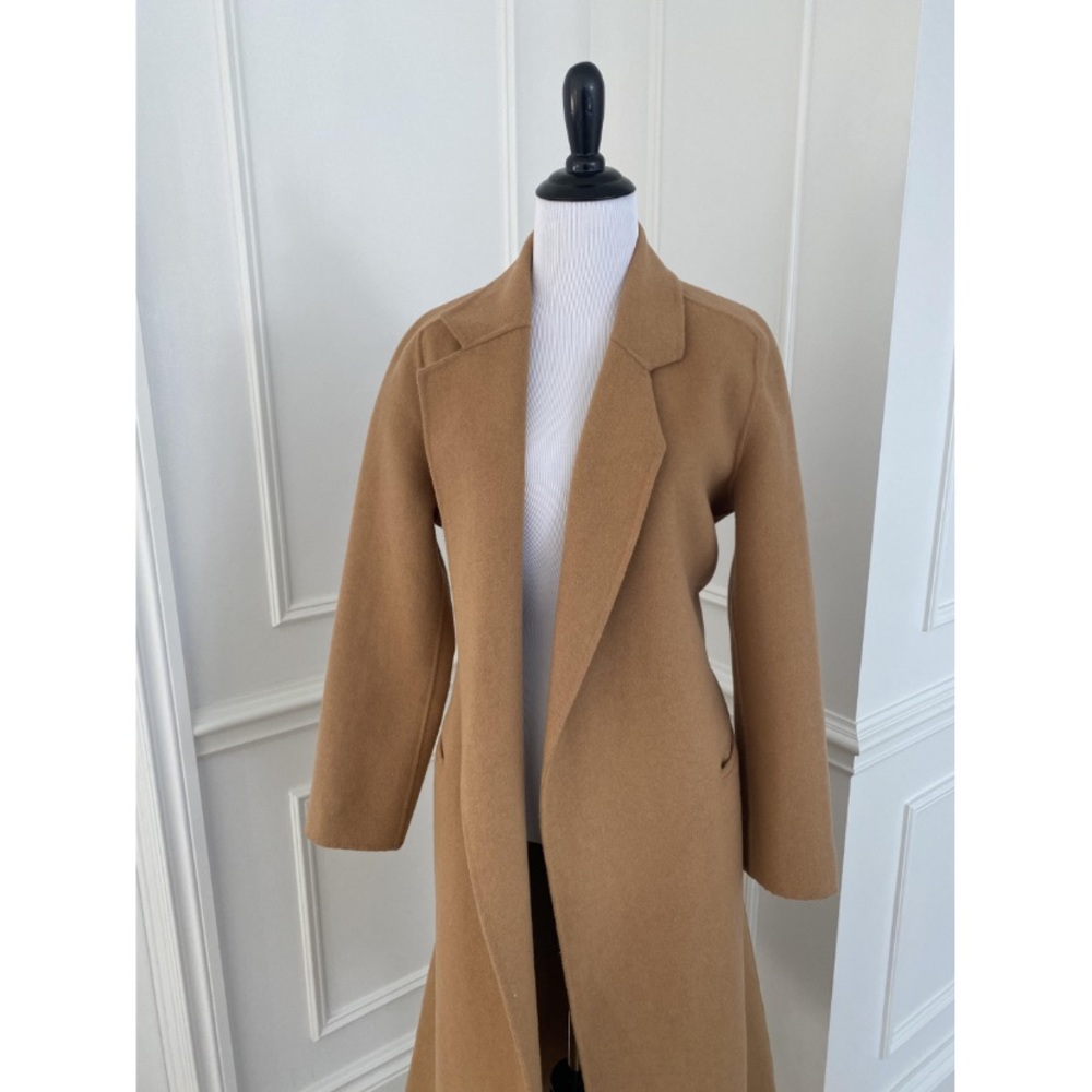 Camel wool trench coat by J RYU